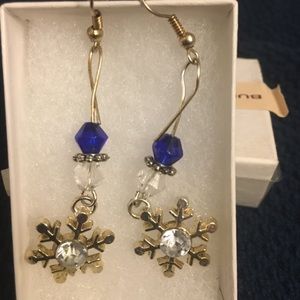 OOAK handmade Christmas earrings